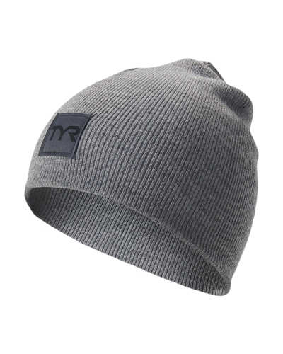 Wool Knit Beanie Light Grey
