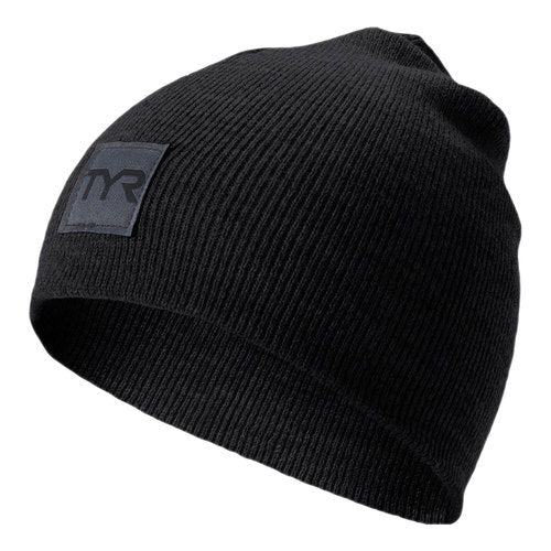 Wool Knit Beanie Black