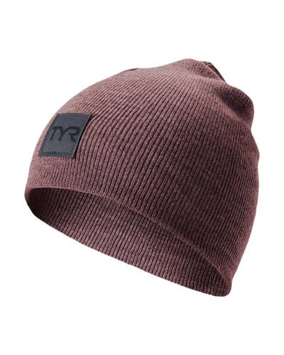 Knit Beanie Lt Pink Wool Hat
