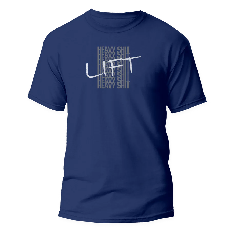 LIFT Heavy Shit Blue T-shirt