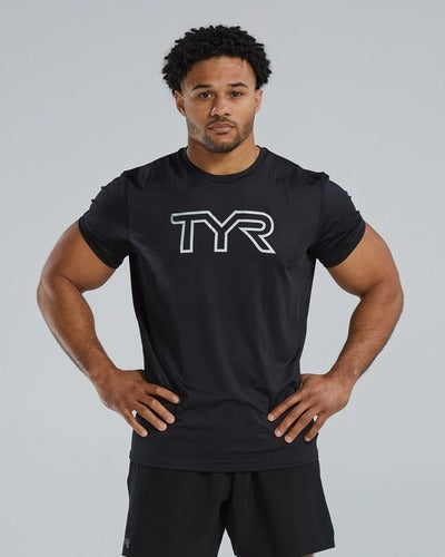 AIRTEC MEN'S BIG LOGO TEE BLACK