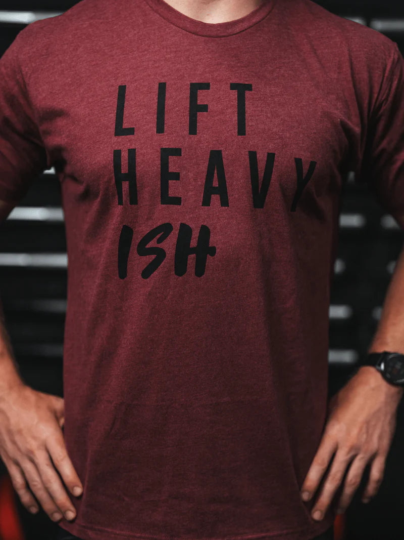 Maroon Lift Heavy Ish T-Shirt