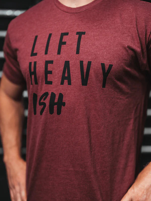 Maroon Lift Heavy Ish T-Shirt